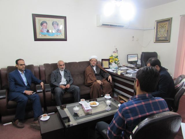 گزارش تصویری/دیدار امام جمعه کارون با مدیرکل کتابخانه‌های عمومی استان