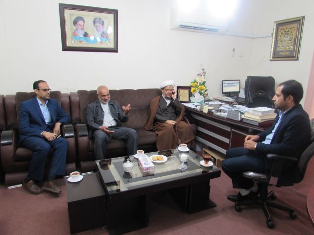 گزارش تصویری/دیدار امام جمعه کارون با مدیرکل کتابخانه‌های عمومی استان