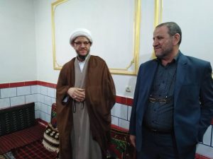 عیادت امام جمعه کارون از رزمنده 8 سال دفاع مقدس در شوش دانیال