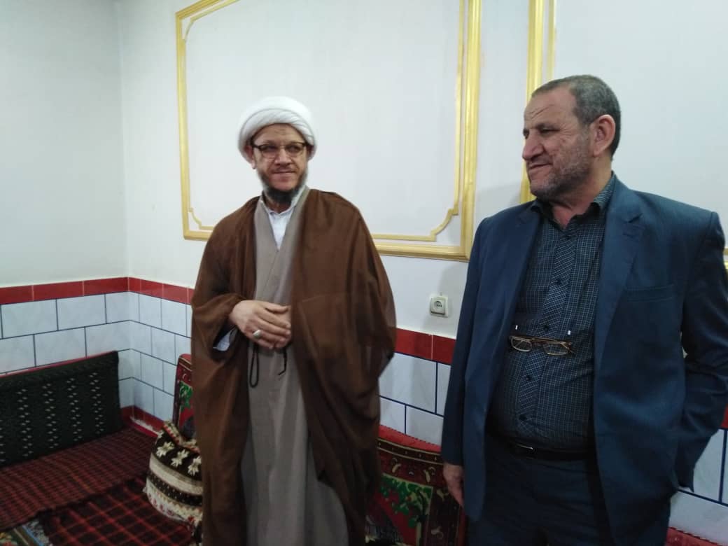 عیادت امام جمعه کارون از رزمنده 8 سال دفاع مقدس در شوش دانیال