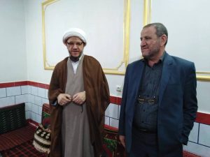 عیادت امام جمعه کارون از رزمنده 8 سال دفاع مقدس در شوش دانیال