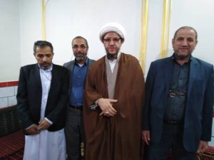عیادت امام جمعه کارون از رزمنده 8 سال دفاع مقدس در شوش دانیال