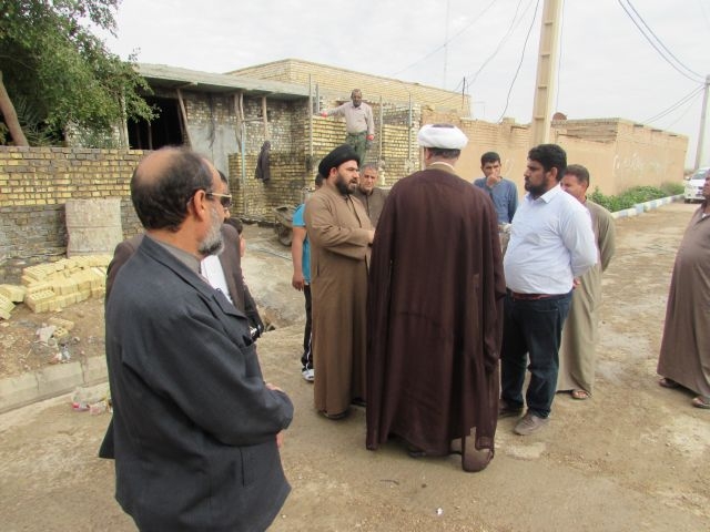 گزارش تصویری/ بازدید امام جمعه کارون از مناطق محروم