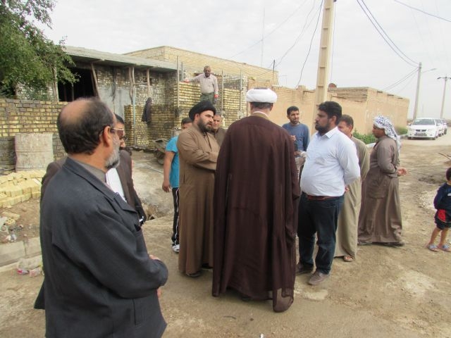 گزارش تصویری/ بازدید امام جمعه کارون از مناطق محروم