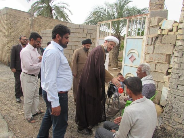 گزارش تصویری/ بازدید امام جمعه کارون از مناطق محروم
