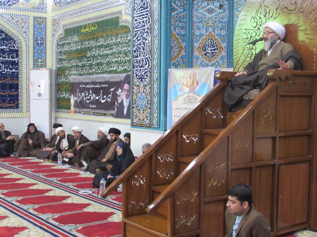 آیین بزرگداشت ارتحال آیت الله شاهرودی در شهرستان کارون برگزار شد
