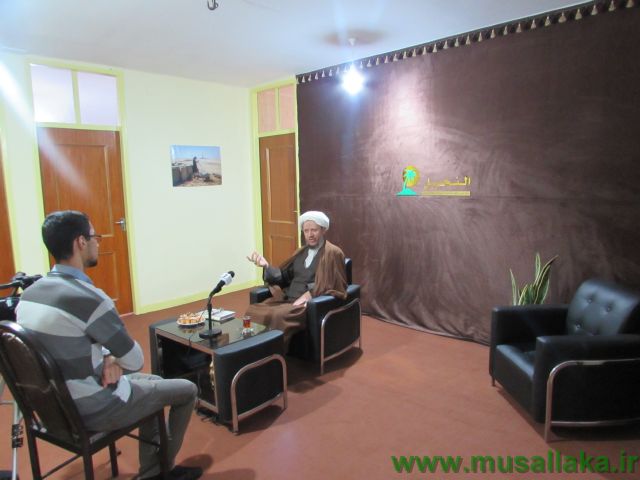 حضور امام جمعه کارون در خبرگزاری النخیل
