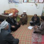 گزارش تصویری/ سرکشی امام جمعه کارون از مستمندان قلعه چنعان