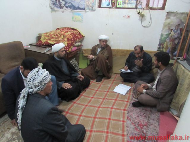 گزارش تصویری/ سرکشی امام جمعه کارون از مستمندان قلعه چنعان