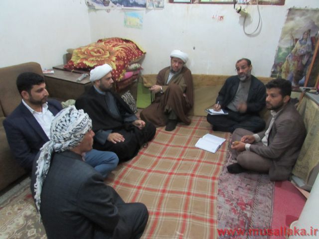 گزارش تصویری/ سرکشی امام جمعه کارون از مستمندان قلعه چنعان