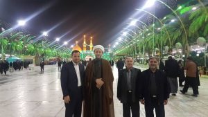 گزارش تصویری/حضور امام جمعه کارون در بین الحرمین