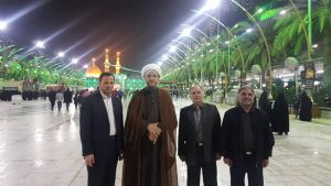 گزارش تصویری/حضور امام جمعه کارون در بین الحرمین