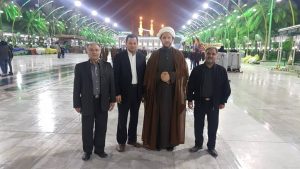 گزارش تصویری/حضور امام جمعه کارون در بین الحرمین