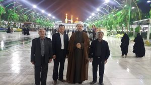 گزارش تصویری/حضور امام جمعه کارون در بین الحرمین