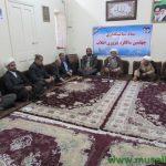 مسئولین و پرسنل شرکت آب جنوب شرق با امام جمعه کارون دیدار کردند
