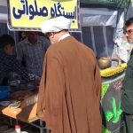بازدید امام جمعه کارون از ایستگاه های صلواتی میسر سویسه