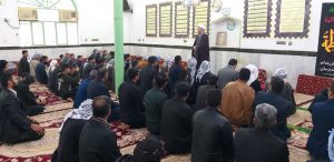 حضور امام جمعه کارون در مراسم عزاداری حضرت فاطمه زهرا(س) روستای موران