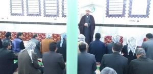 حضور امام جمعه کارون در مراسم عزاداری حضرت فاطمه زهرا(س) روستای موران