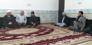 دیدار امام جمعه کارون با جانباز 8 دفاع مقدس