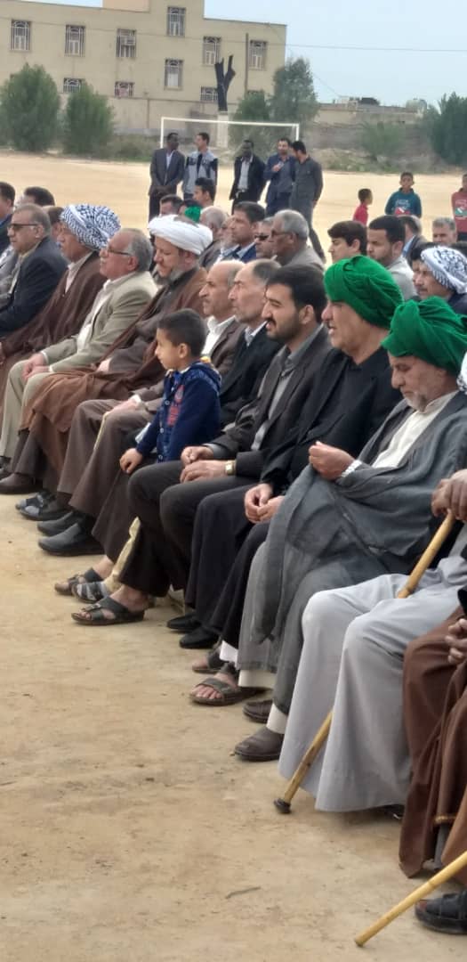 حضور امام جمعه کارون در مراسم هفتم شهید نجم الدین باوی