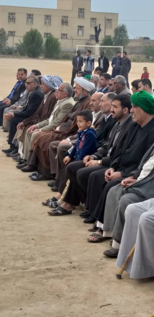 حضور امام جمعه کارون در مراسم هفتم شهید نجم الدین باوی
