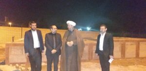 بازدید امام جمعه کارون از پروژه در حال احداث ضریح نمادین امام حسین(ع)