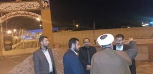 بازدید امام جمعه کارون از پروژه در حال احداث ضریح نمادین امام حسین(ع)