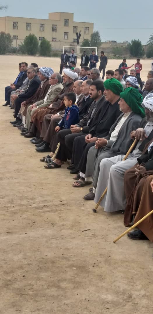 حضور امام جمعه کارون در مراسم هفتم شهید نجم الدین باوی