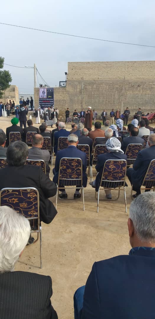 حضور امام جمعه کارون در مراسم هفتم شهید نجم الدین باوی