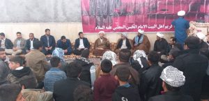 دیدار امام جمعه کارون با اهالی روستای چمیان