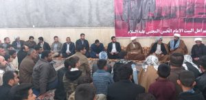 دیدار امام جمعه کارون با اهالی روستای چمیان
