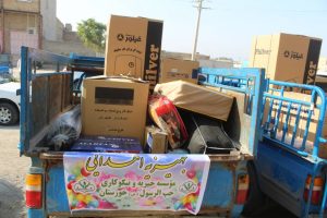 مراسم اهدایی جهیزیه به ۸ زوج یتیم با حضور امام جمعه کارون برگزار شد