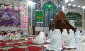 مراسم جشن عبادت با حضور امام جمعه کارون برگزار شد