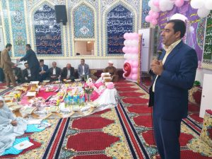 مراسم جشن عبادت با حضور امام جمعه کارون برگزار شد