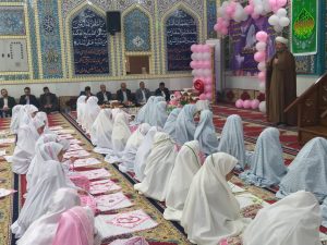 مراسم جشن عبادت با حضور امام جمعه کارون برگزار شد