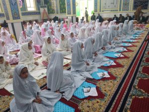 مراسم جشن عبادت با حضور امام جمعه کارون برگزار شد