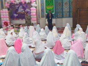 مراسم جشن عبادت با حضور امام جمعه کارون برگزار شد
