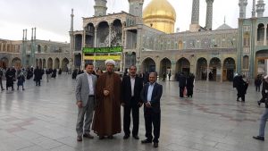 حضور امام جمعه کارون در حرم مطهر حضرت معصومه (س)