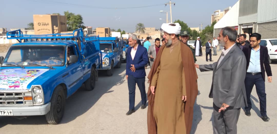 مراسم اهدایی جهیزیه به ۸ زوج یتیم با حضور امام جمعه کارون برگزار شد