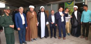 مراسم اهدایی جهیزیه به ۸ زوج یتیم با حضور امام جمعه کارون برگزار شد