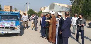 مراسم اهدایی جهیزیه به ۸ زوج یتیم با حضور امام جمعه کارون برگزار شد