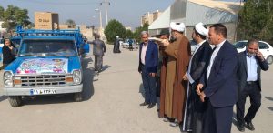مراسم اهدایی جهیزیه به ۸ زوج یتیم با حضور امام جمعه کارون برگزار شد