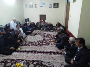 دیدار امام جمعه کارون با رزمنده 8 سال دفاع مقدس