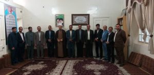 دیدار مسئول و پرسنل اداره آموزش و پرورش با امام جمعه شهرستان کارون