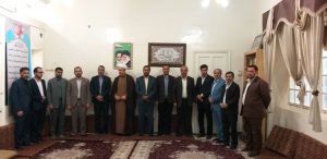 دیدار مسئول و پرسنل اداره آموزش و پرورش با امام جمعه شهرستان کارون