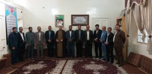 دیدار مسئول و پرسنل اداره آموزش و پرورش با امام جمعه شهرستان کارون