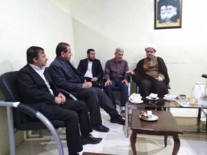 دیدار امام جمعه کارون با پرسنل و مسئول کمیته امداد امام خمینی شهرستان