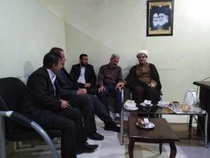 دیدار امام جمعه کارون با پرسنل و مسئول کمیته امداد امام خمینی شهرستان