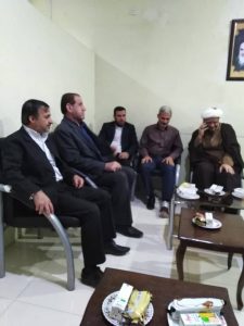 دیدار امام جمعه کارون با پرسنل و مسئول کمیته امداد امام خمینی شهرستان