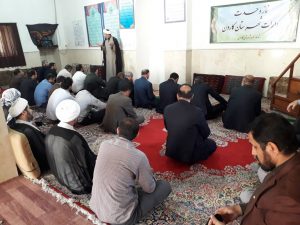 نماز وحدت ادارات در مسجد فاطمه الزهرا(س) برگزار شد